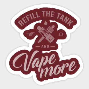 Vape More Sticker